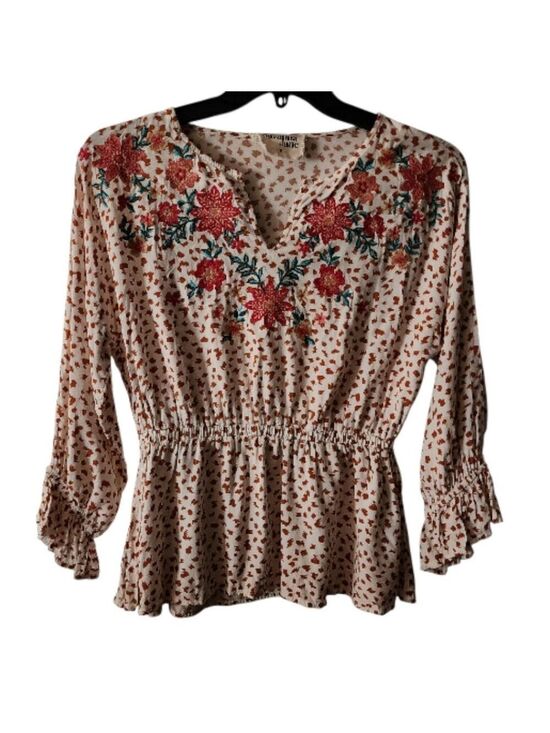 Savanna Jane Tops - Savanna Jane Peplum Blouse Medium